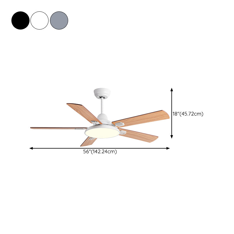 Contemporary Ceiling Fan Light Fixture Simplicity LED Ceiling Flush Mount for Bedroom