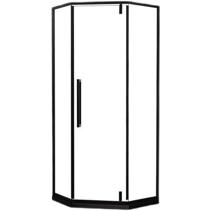 Tempered Glass Shower Stall with Fixed Panel Neo-Angle Corner Shower Stall