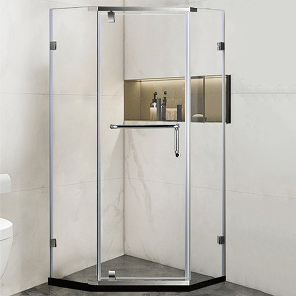 Neo-Angle Tempered Glass Shower Enclosure with Shower Door Corner Shower Enclosure