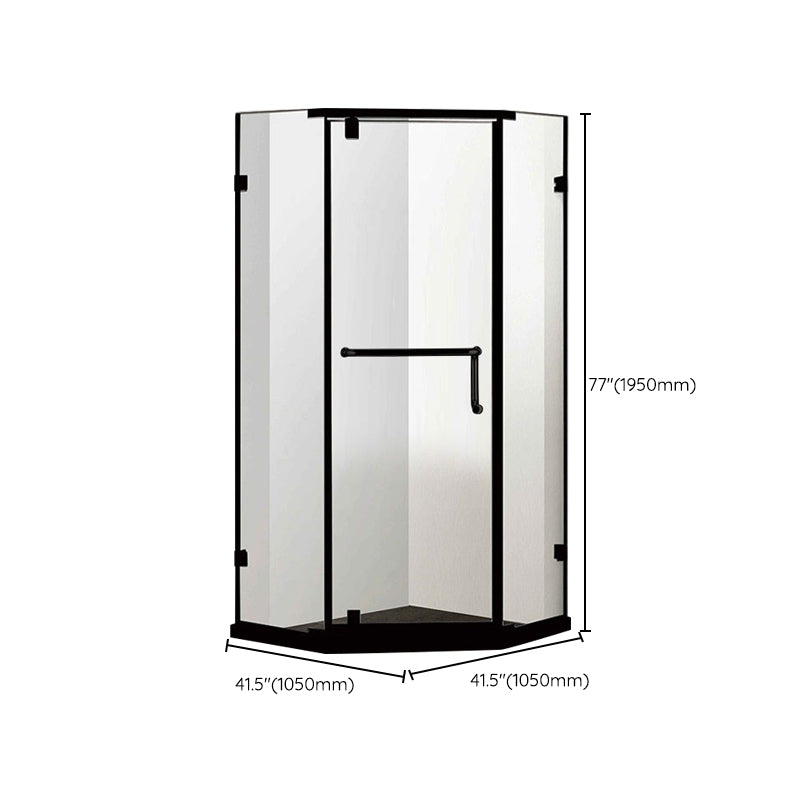 Neo-Angle Tempered Glass Shower Enclosure with Shower Door Corner Shower Enclosure