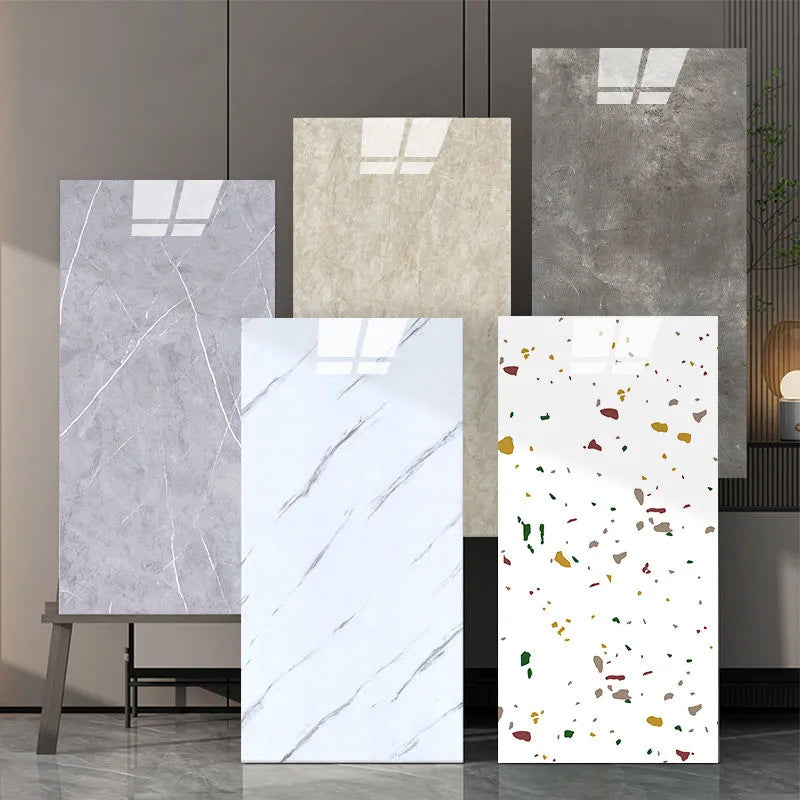 Wall Floor Tile Wallpaper Marble Pattern Waterproof Wall Tile