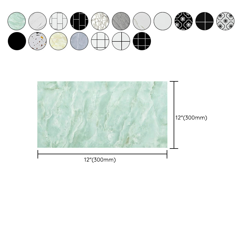 Wall Floor Tile Wallpaper Marble Pattern Waterproof Wall Tile