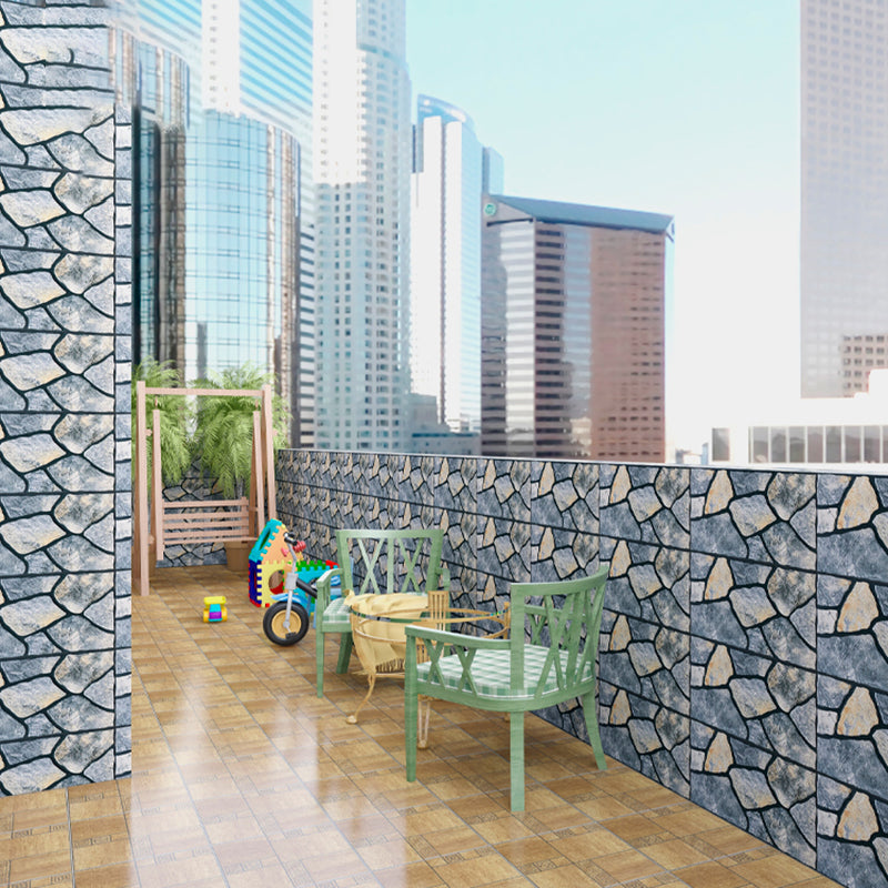 Outdoor Wall Tile Rectangle Straight Edge Stacked Stone Wall Tile