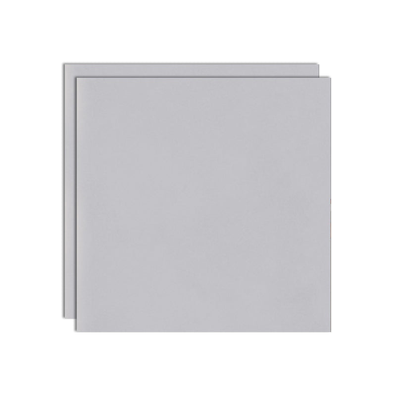 Rectangular Ceramic Matte Singular Tile No Pattern Bathroom Floor