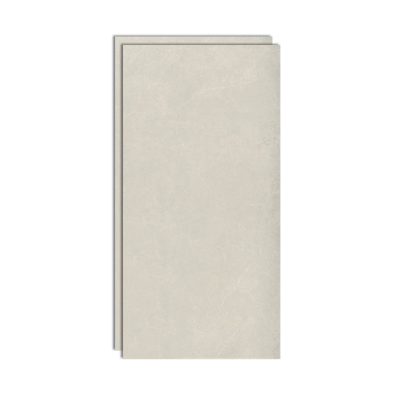 Rectangular Ceramic Matte Singular Tile No Pattern Bathroom Floor