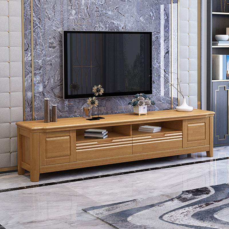 Traditional TV Media Stand Wooden TV Stand Console with Drawers