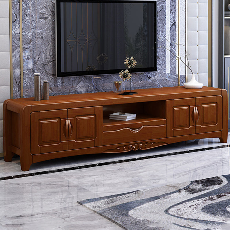 Solid Wood TV Media Stand Traditional TV Console for Living Room