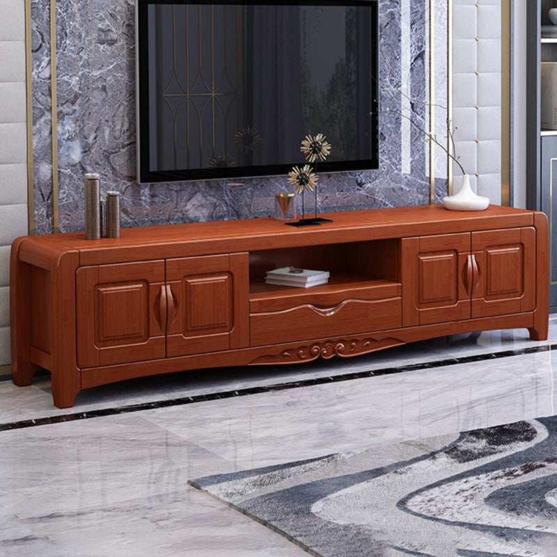 Solid Wood TV Media Stand Traditional TV Console for Living Room