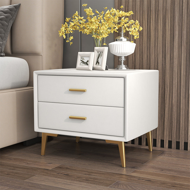 Drawer Storage Bedside Cabinet Contemporary Night Table for Bedroom