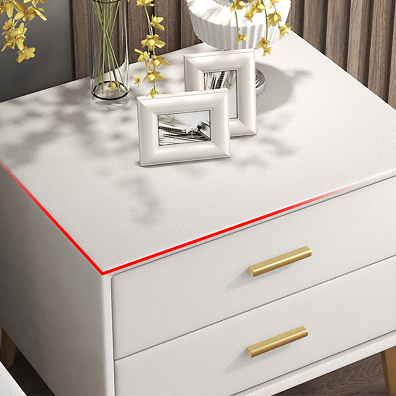 Drawer Storage Bedside Cabinet Contemporary Night Table for Bedroom