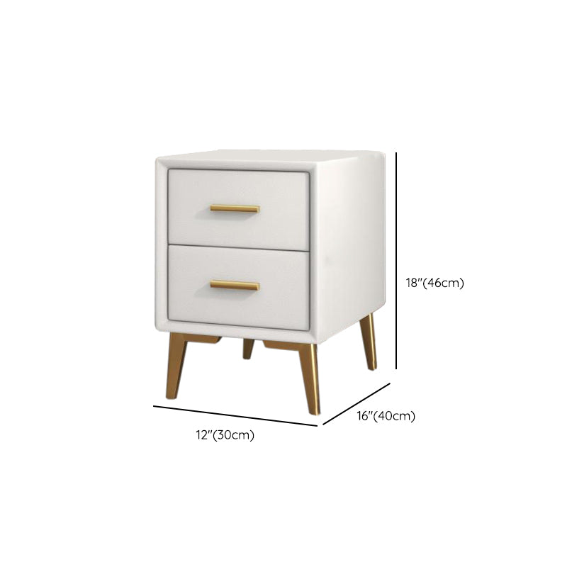 Drawer Storage Bedside Cabinet Contemporary Night Table for Bedroom