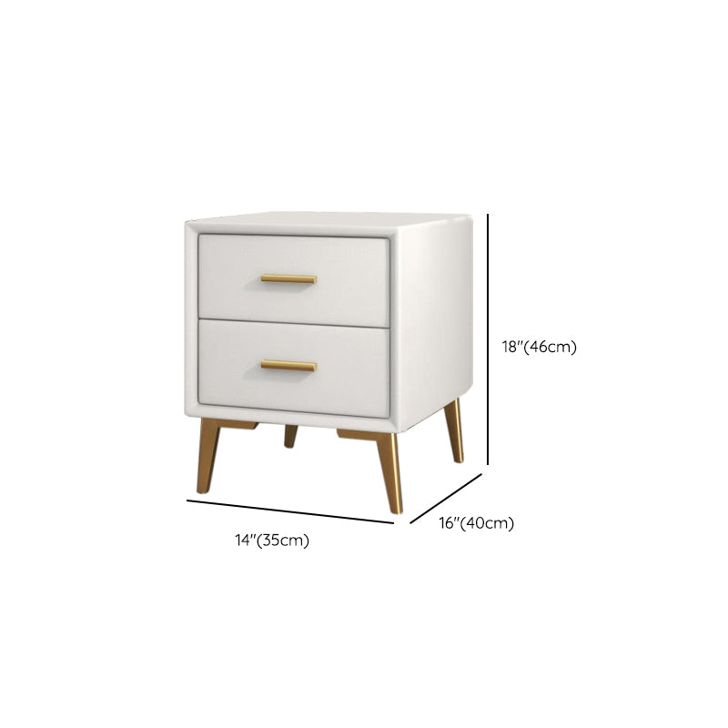 Drawer Storage Bedside Cabinet Contemporary Night Table for Bedroom