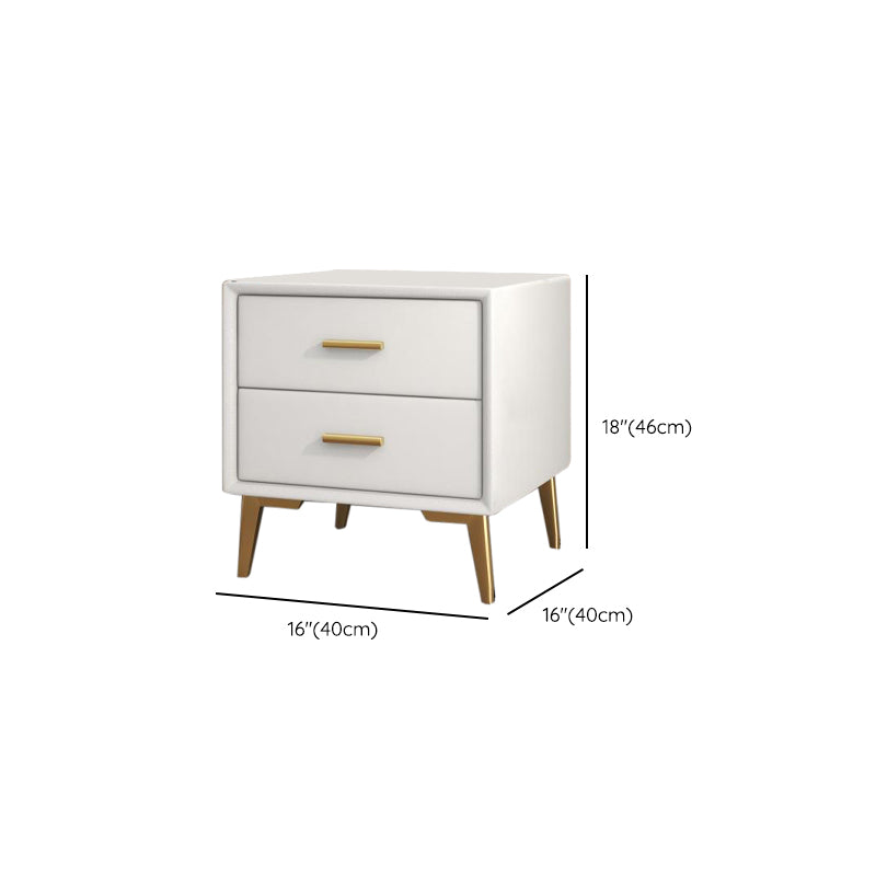 Drawer Storage Bedside Cabinet Contemporary Night Table for Bedroom