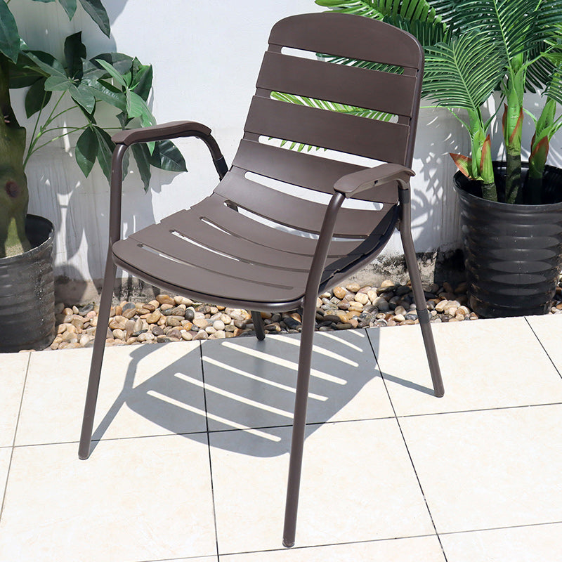 Industrial Dining Side Chair Set of 2/4/6/8 Metal Outdoor Chair