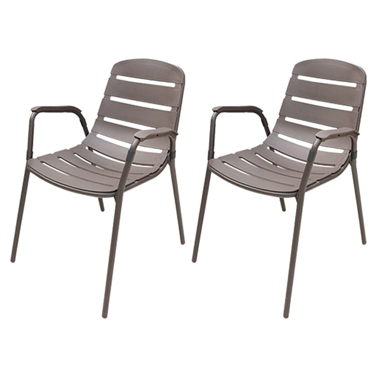 Industrial Dining Side Chair Set of 2/4/6/8 Metal Outdoor Chair