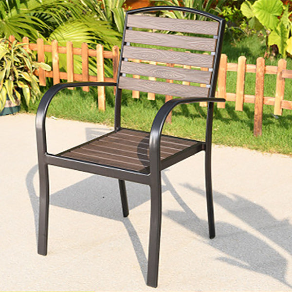 Patio Dining Chair Set of 1/2/4/6/8 Industrial Metal Dining Side Chair