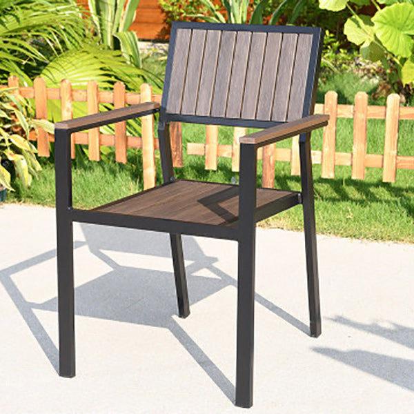 Patio Dining Chair Set of 1/2/4/6/8 Industrial Metal Dining Side Chair