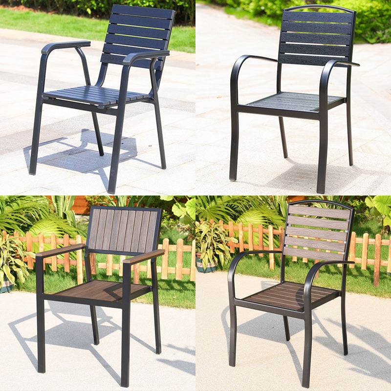 Patio Dining Chair Set of 1/2/4/6/8 Industrial Metal Dining Side Chair