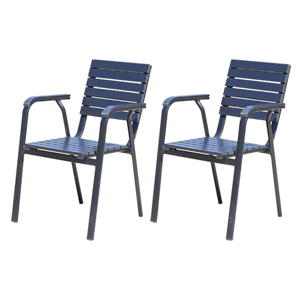 Patio Dining Chair Set of 1/2/4/6/8 Industrial Metal Dining Side Chair