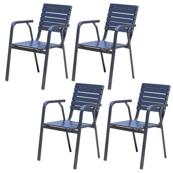 Patio Dining Chair Set of 1/2/4/6/8 Industrial Metal Dining Side Chair