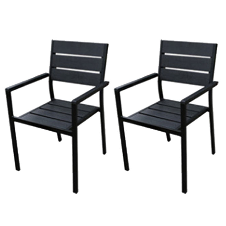 Patio Dining Chair Set of 1/2/4/6/8 Industrial Metal Dining Side Chair