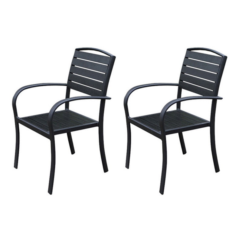 Patio Dining Chair Set of 1/2/4/6/8 Industrial Metal Dining Side Chair