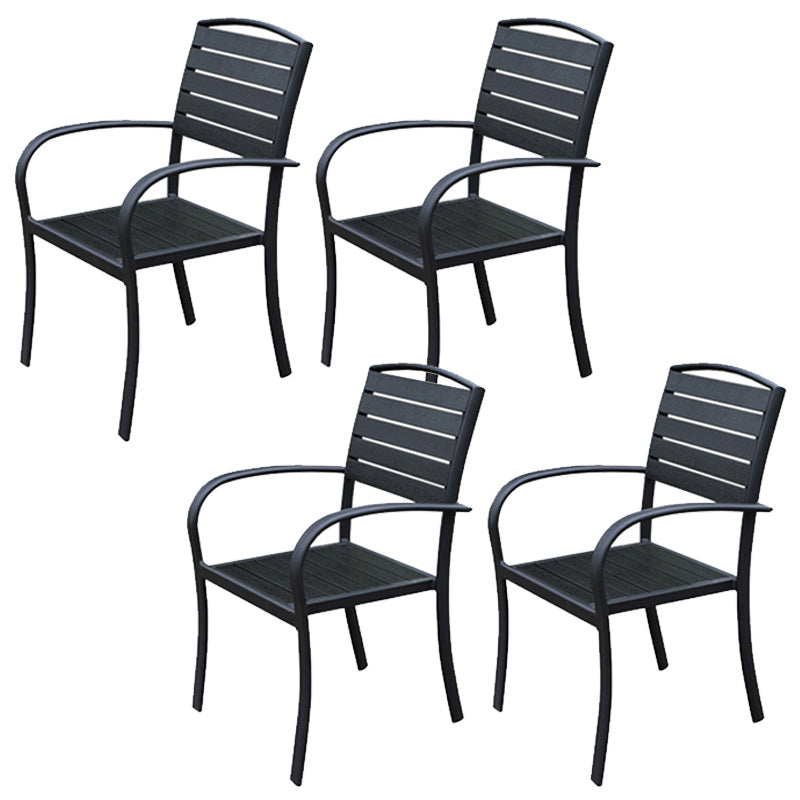 Patio Dining Chair Set of 1/2/4/6/8 Industrial Metal Dining Side Chair