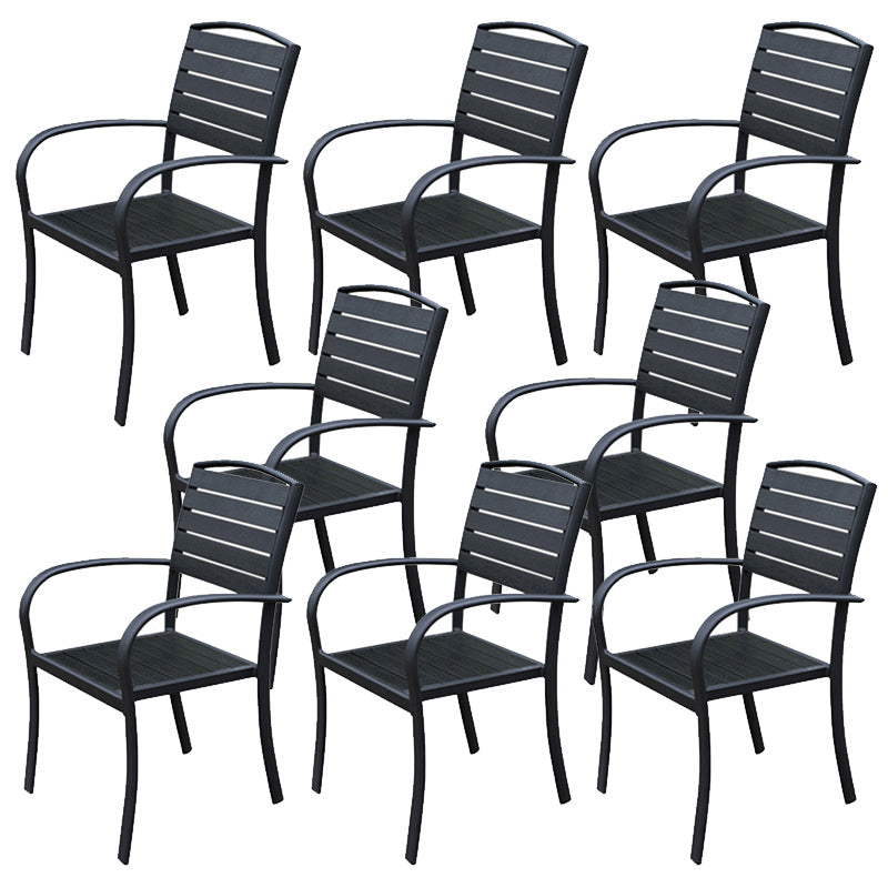 Patio Dining Chair Set of 1/2/4/6/8 Industrial Metal Dining Side Chair