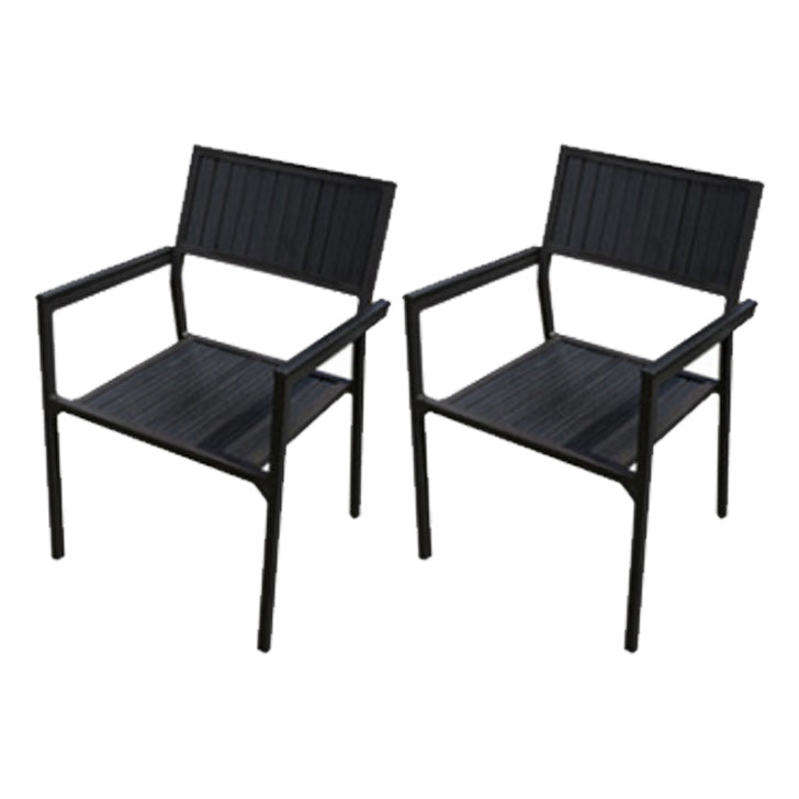 Patio Dining Chair Set of 1/2/4/6/8 Industrial Metal Dining Side Chair