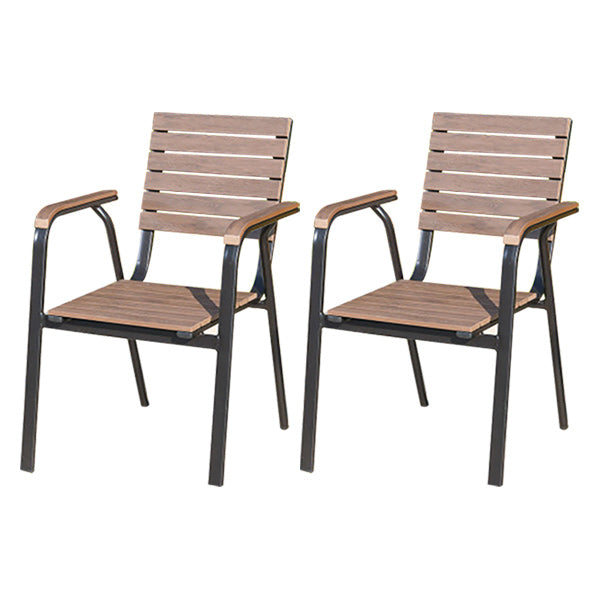 Patio Dining Chair Set of 1/2/4/6/8 Industrial Metal Dining Side Chair