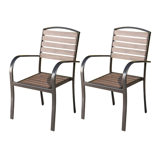 Patio Dining Chair Set of 1/2/4/6/8 Industrial Metal Dining Side Chair