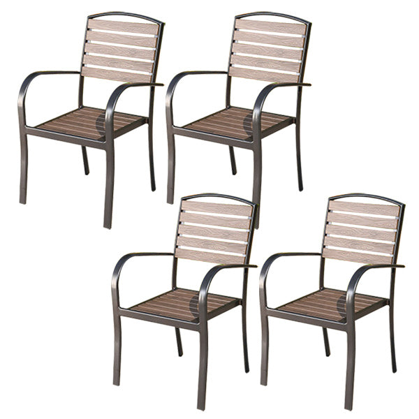 Patio Dining Chair Set of 1/2/4/6/8 Industrial Metal Dining Side Chair