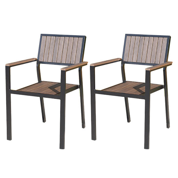 Patio Dining Chair Set of 1/2/4/6/8 Industrial Metal Dining Side Chair