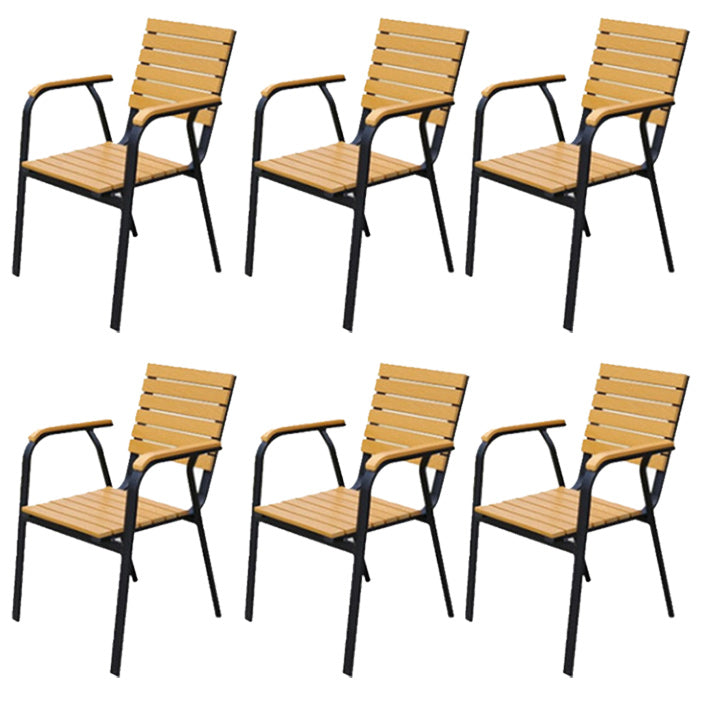 Patio Dining Chair Set of 1/2/4/6/8 Industrial Metal Dining Side Chair