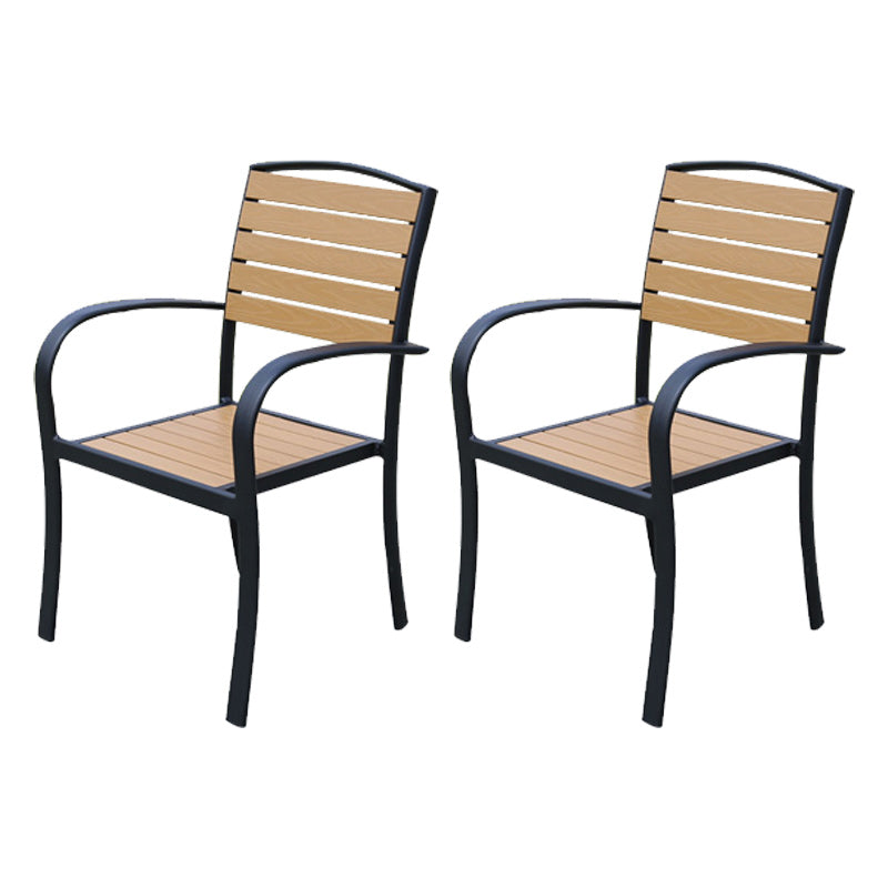 Patio Dining Chair Set of 1/2/4/6/8 Industrial Metal Dining Side Chair