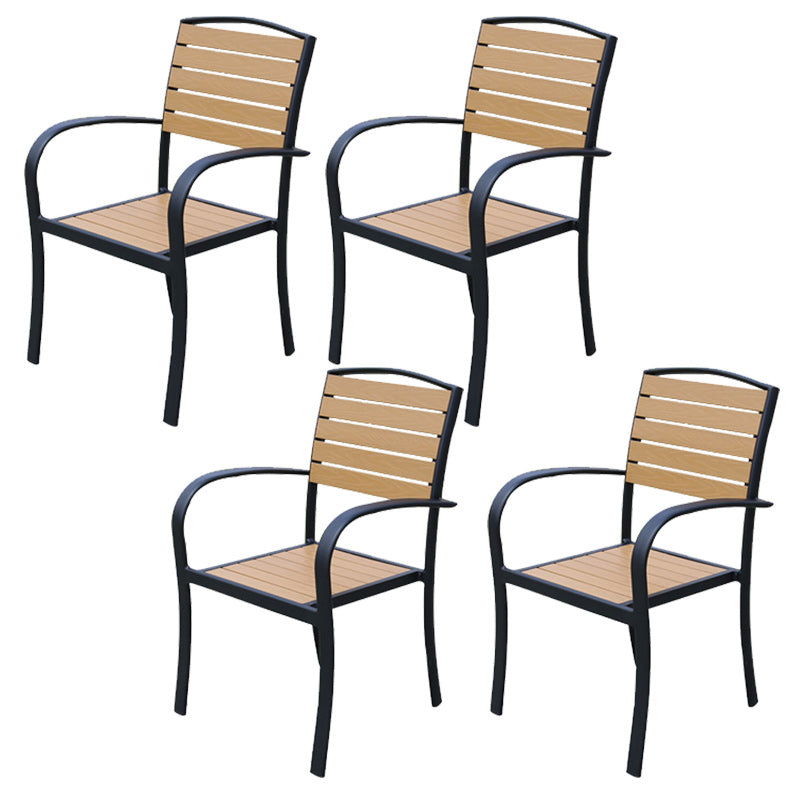 Patio Dining Chair Set of 1/2/4/6/8 Industrial Metal Dining Side Chair