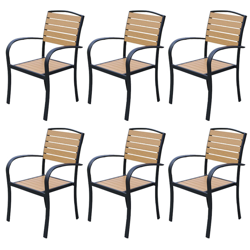 Patio Dining Chair Set of 1/2/4/6/8 Industrial Metal Dining Side Chair