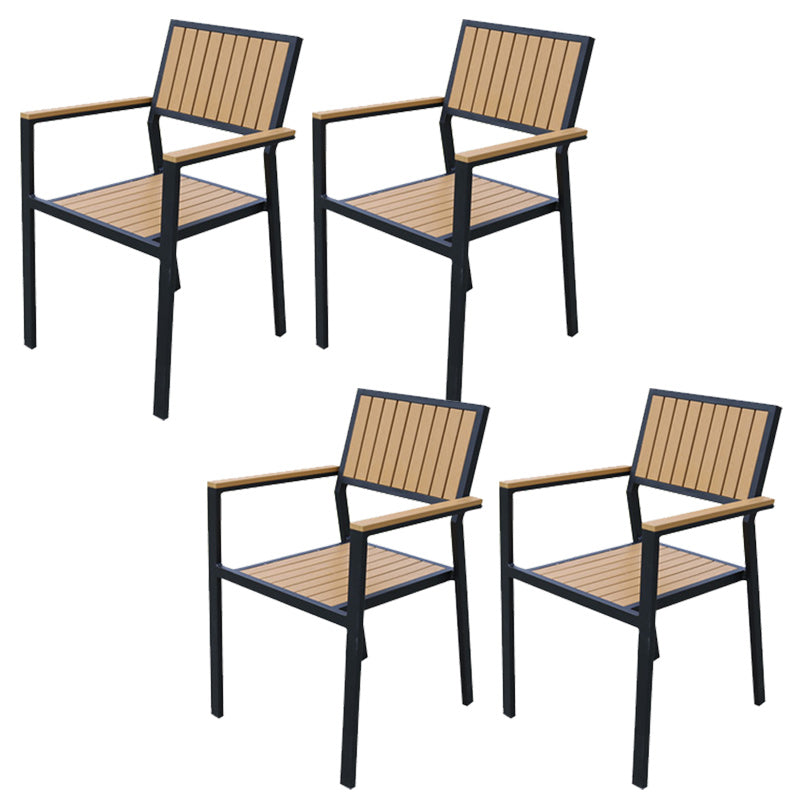 Patio Dining Chair Set of 1/2/4/6/8 Industrial Metal Dining Side Chair