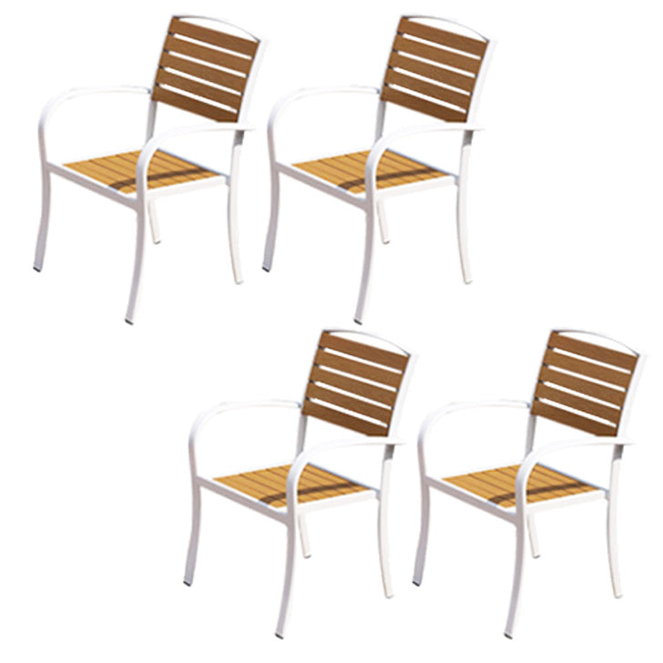 Patio Dining Chair Set of 1/2/4/6/8 Industrial Metal Dining Side Chair