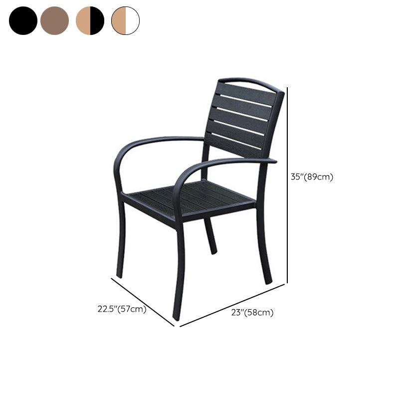 Patio Dining Chair Set of 1/2/4/6/8 Industrial Metal Dining Side Chair