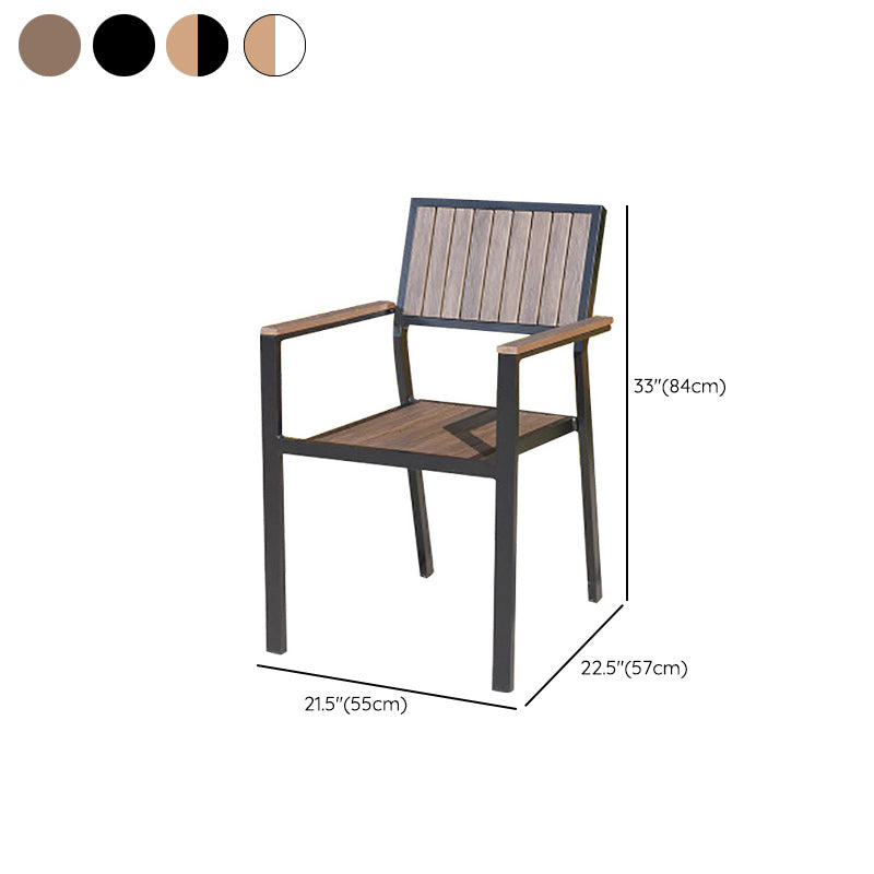 Patio Dining Chair Set of 1/2/4/6/8 Industrial Metal Dining Side Chair