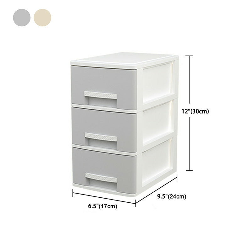 Contemporary File Cabinet Vertical Plastic File Cabinet with Drawers