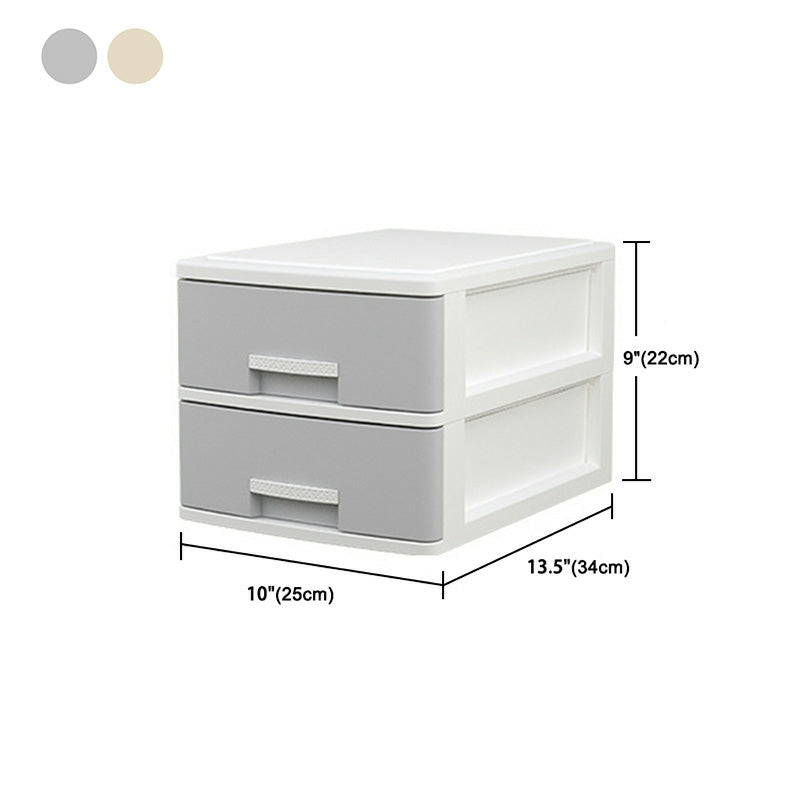 Contemporary File Cabinet Vertical Plastic File Cabinet with Drawers