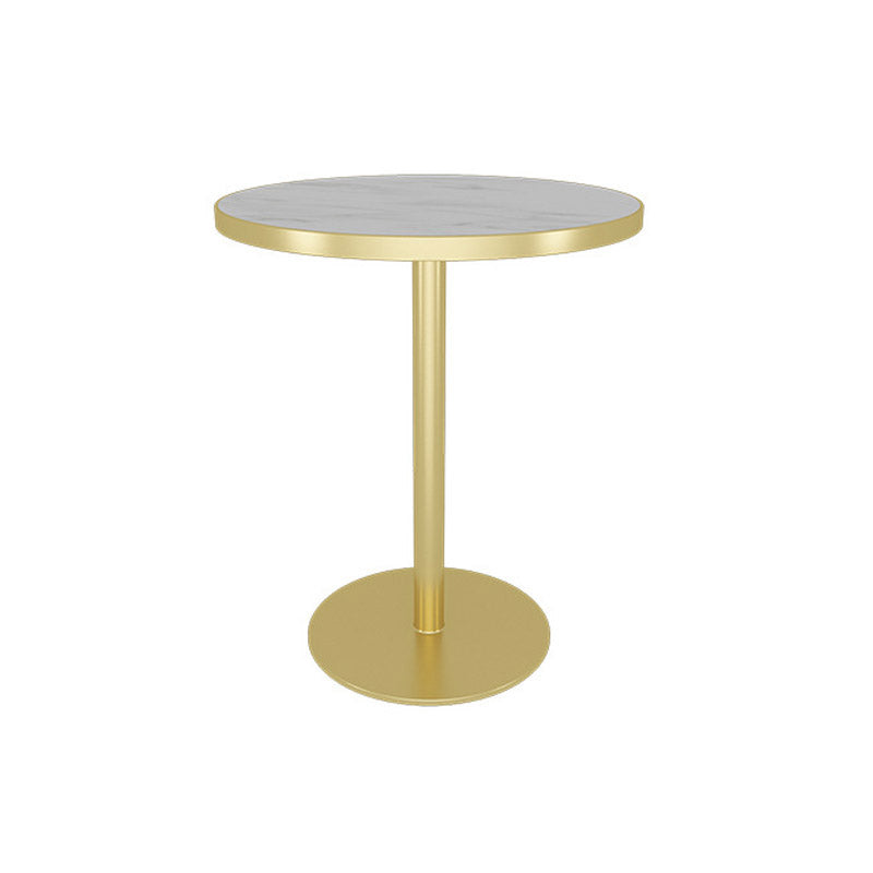 Modern Faux Marble Dining Table White Dinette Table for Home