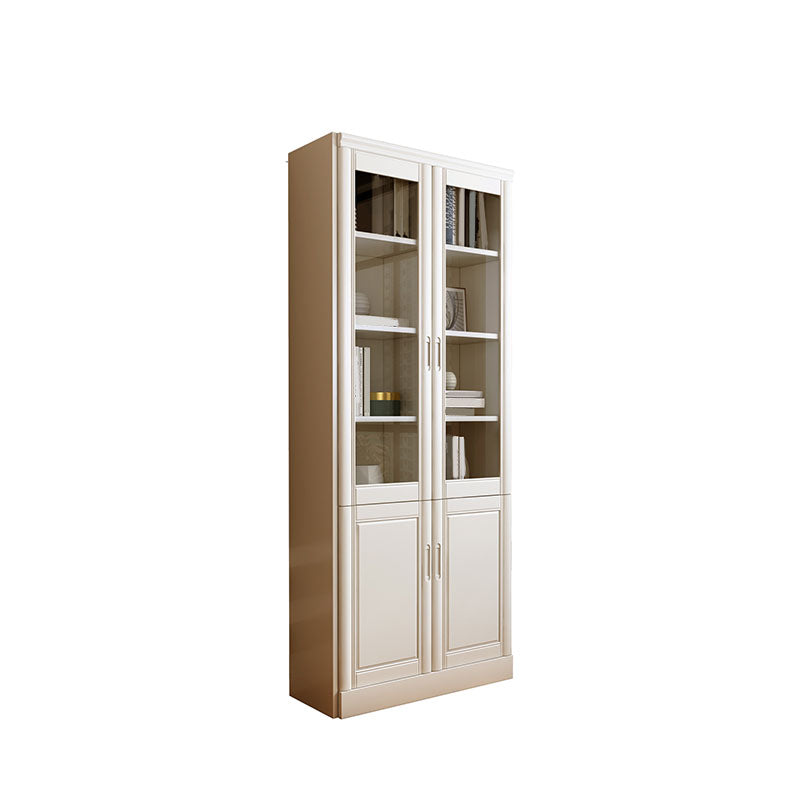 Traditional File Cabinet Wooden Frame Vertical File Cabinet with Shelves