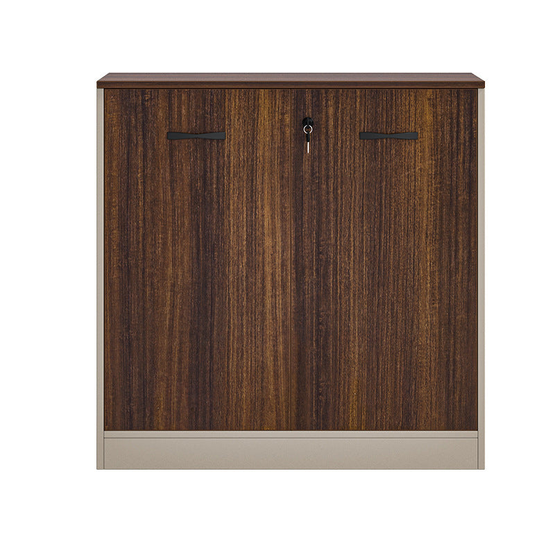 Modern File Cabinet Wood Key Lock Storage Filing Cabinet for Office