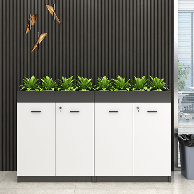 Contemporary Style File Cabinet Wood Vertical Filing Cabinet for Home Office