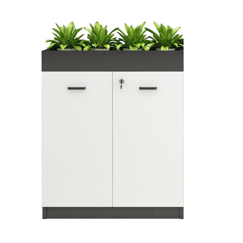 Contemporary Style File Cabinet Wood Vertical Filing Cabinet for Home Office