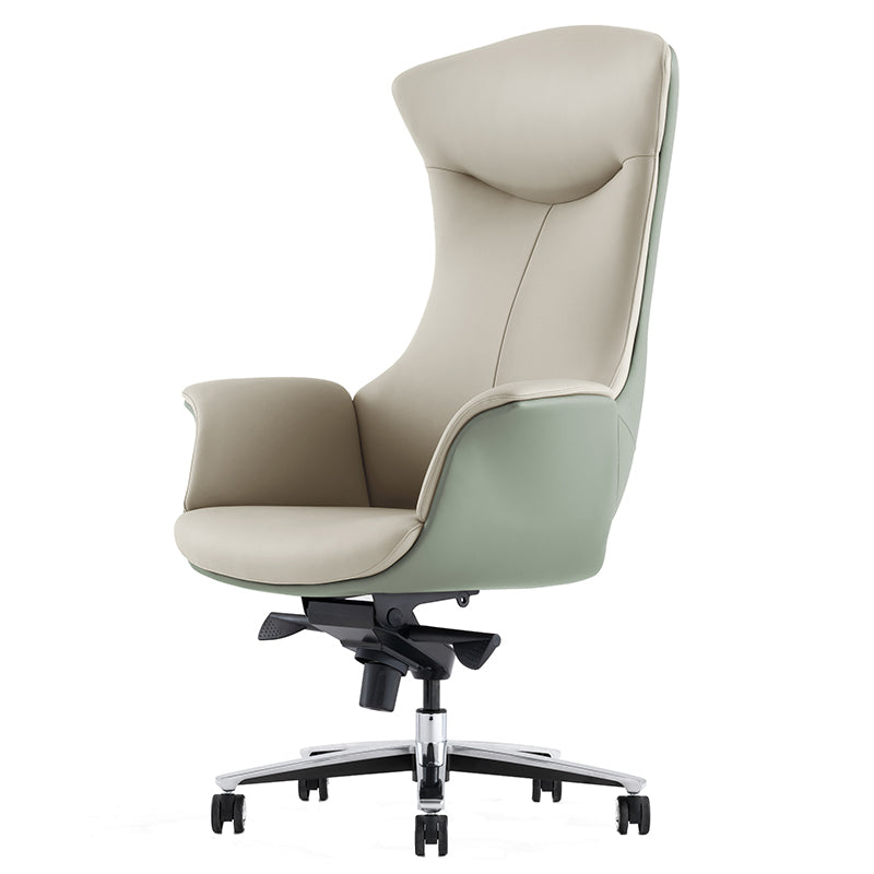 Contemporary No Arm Executive Chair Height-adjustable Managers Chair for Office