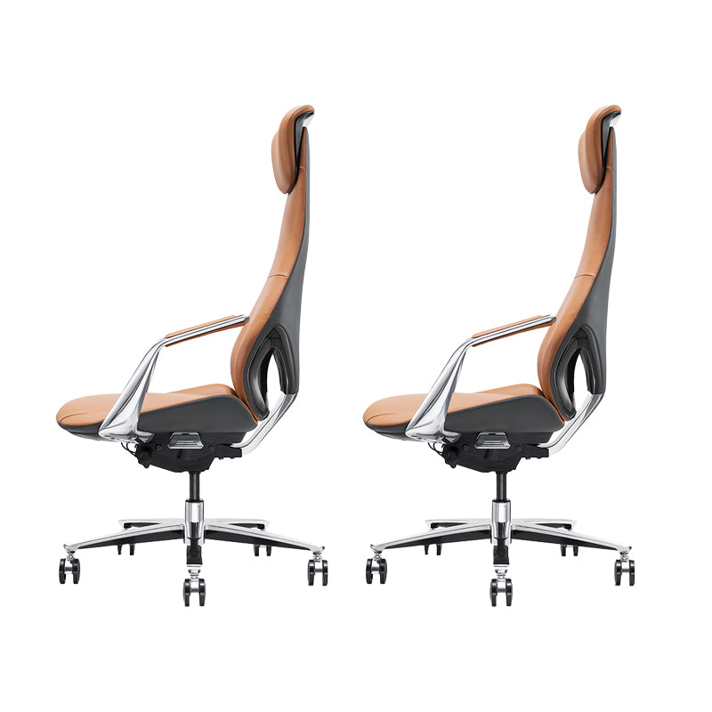 Modern Padded Arms Executive Chair Height-adjustable Managers Chair for Office